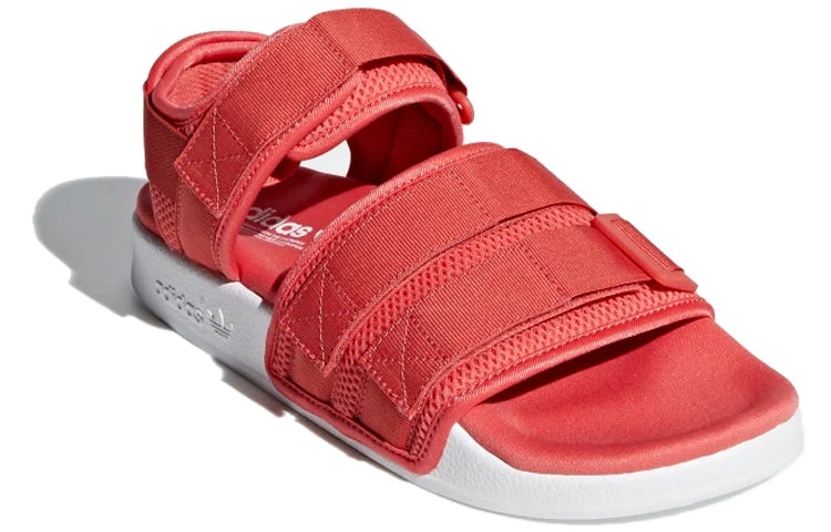 (WMNS) adidas originals ADILETTE SANDAL 2.0 Minimalistic Red Sandals AQ1126 - 4