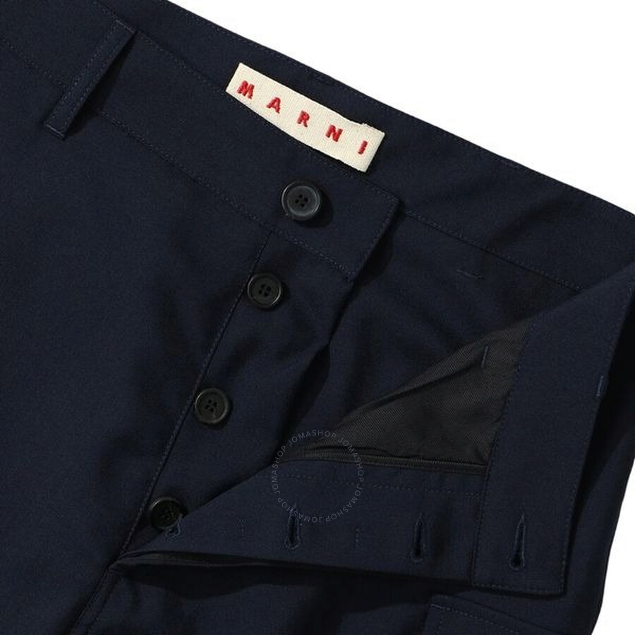 Marni Tropical Wool Cargo Pants - 3