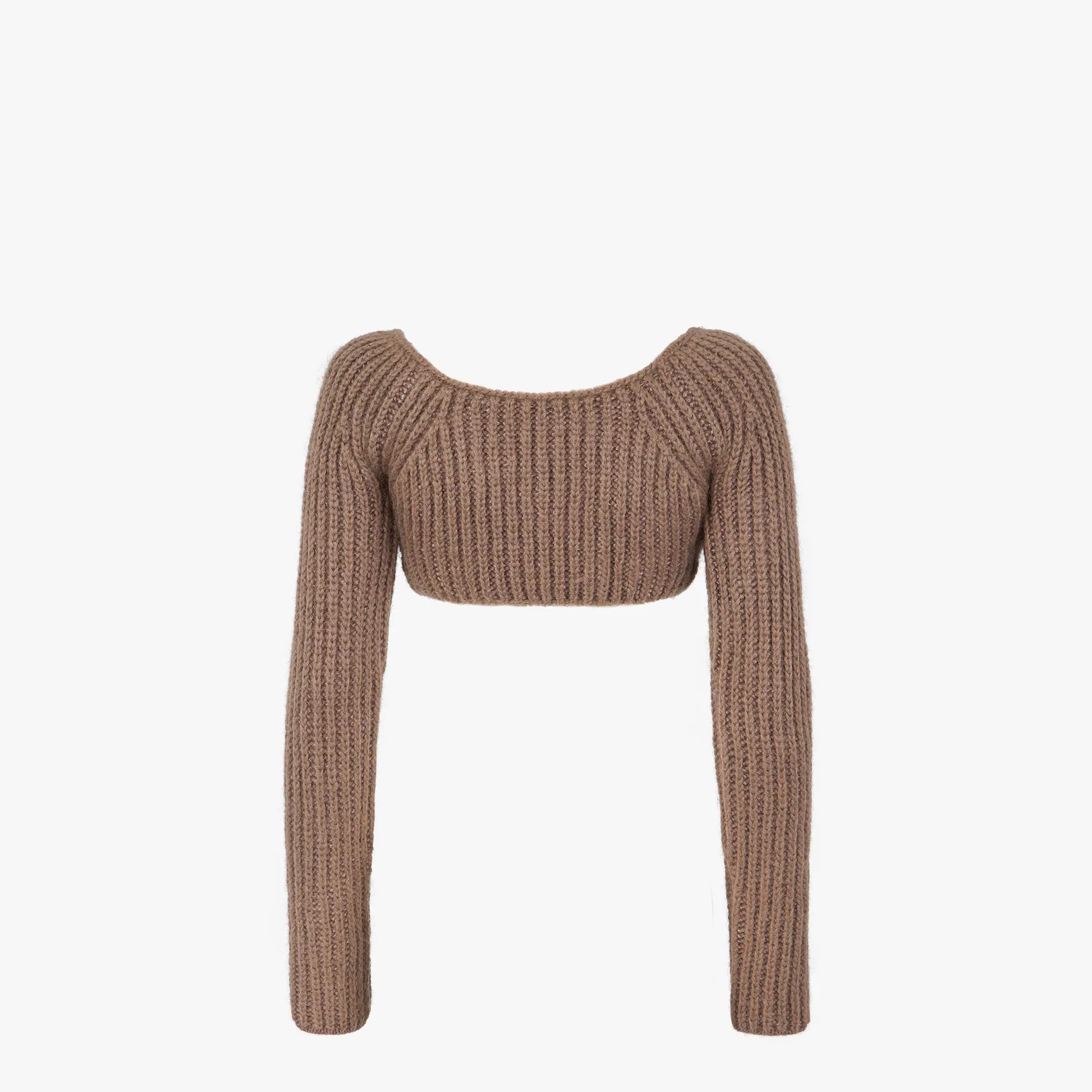 Brown mohair top - 2