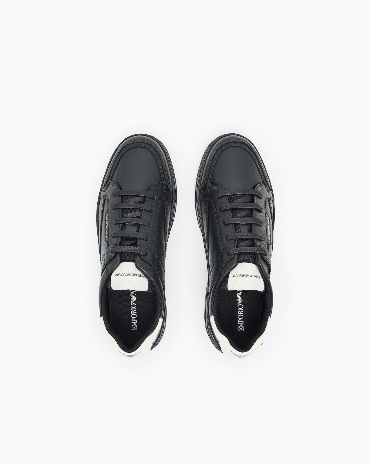 Hammered-leather sneakers - 3