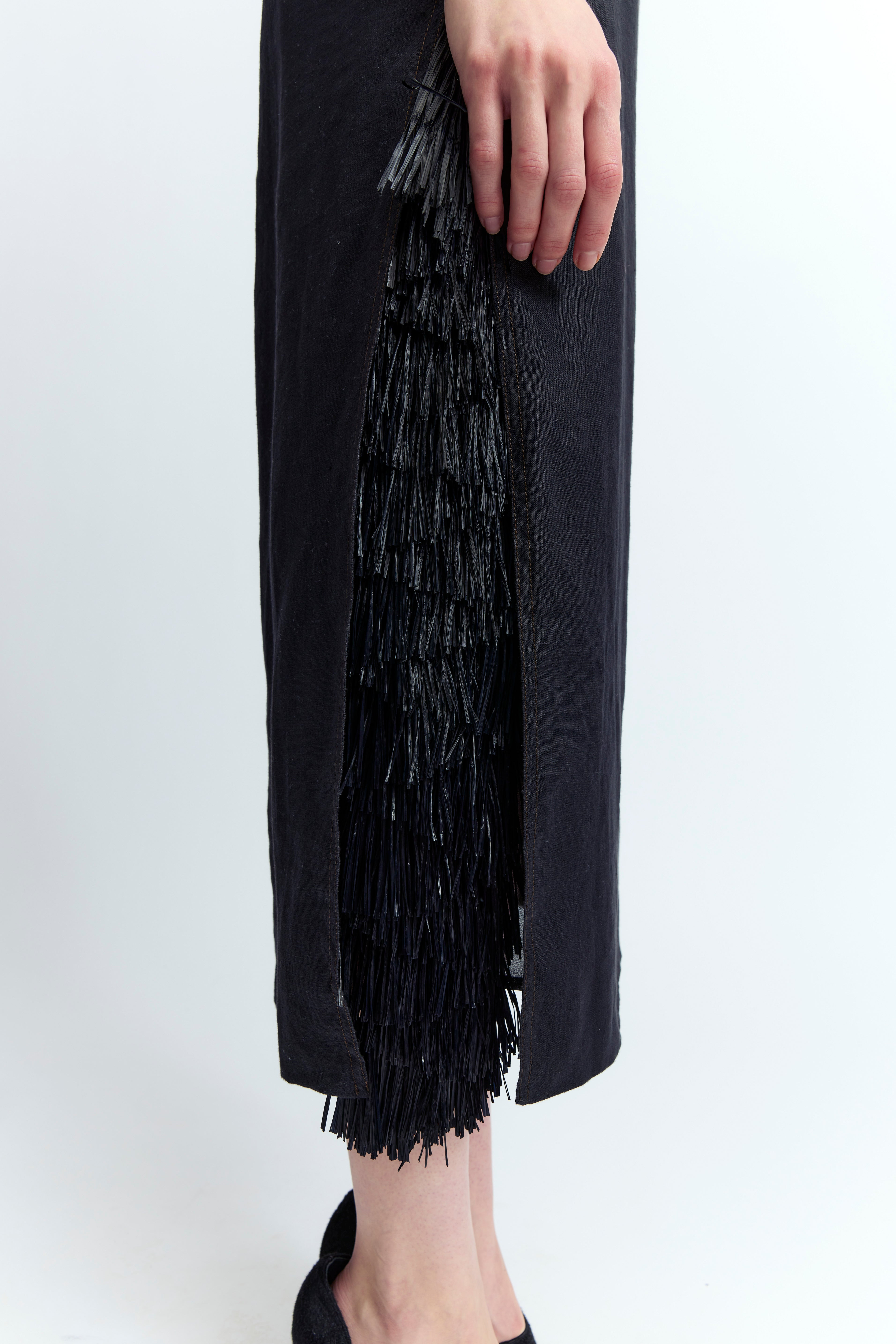 SANTINA DRESS IN LINEN - 5