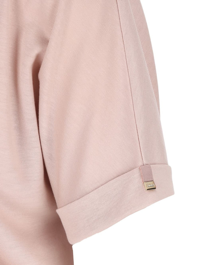 ribbed trim T-shirt 4