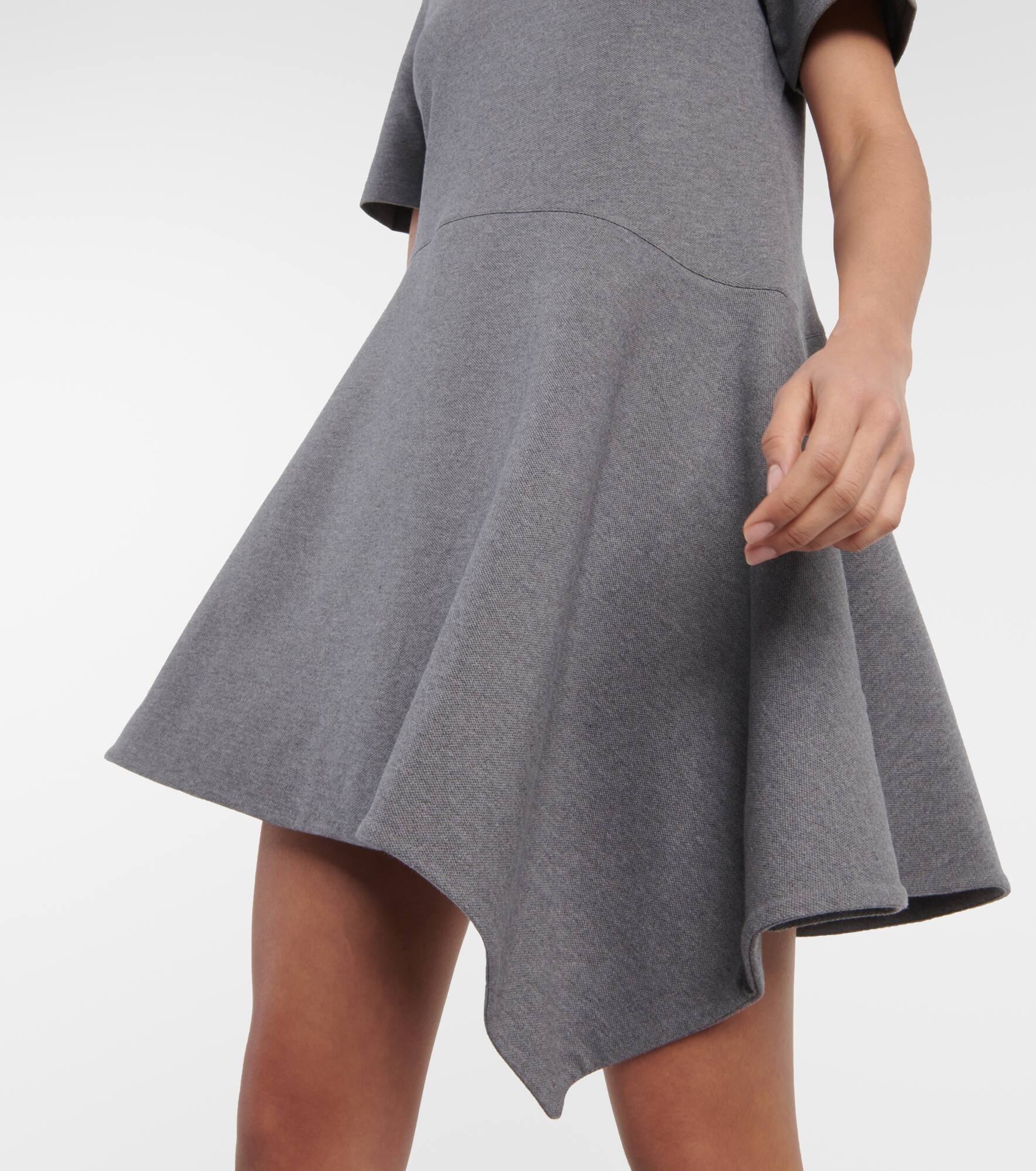 Asymmetric knitted minidress - 5