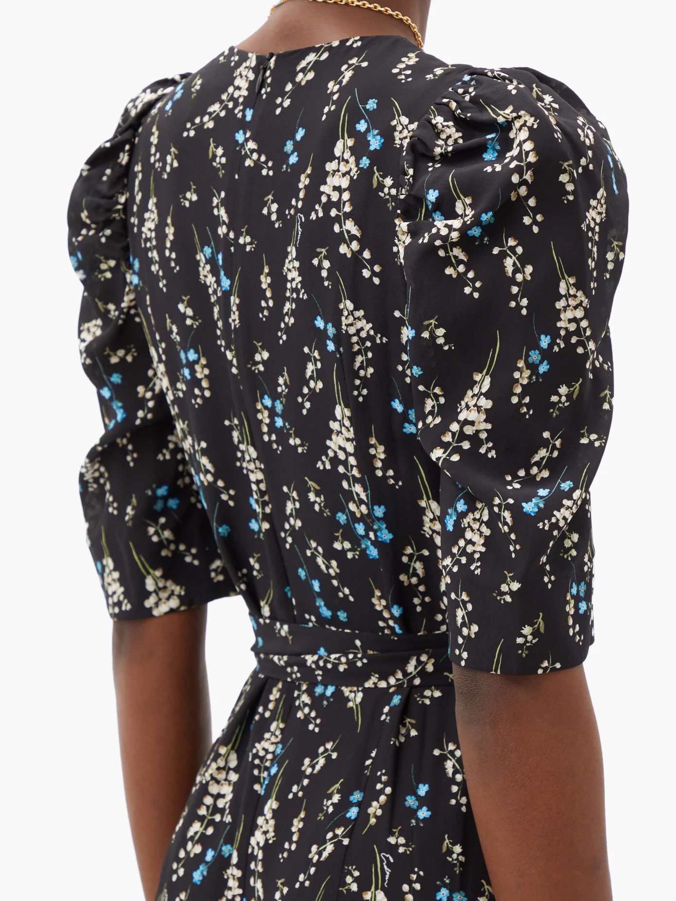 Iberis floral-print silk crepe de Chine jumpsuit - 3