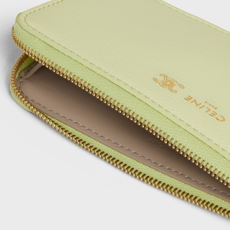 CELINE LONG ZIPPED CARD HOLDER IN SUPPLE GRAINED CALFSKIN outlook