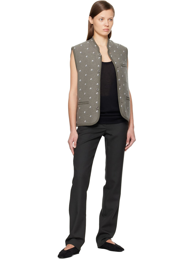 RIER Black Fitted Trousers outlook