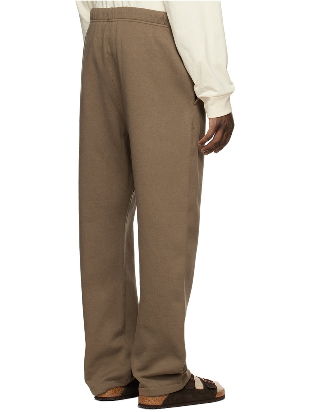 Brown Relaxed Lounge Pants - 3