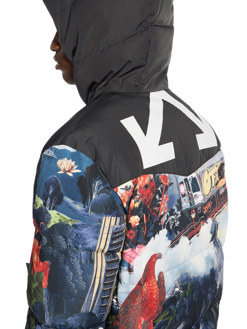 World Paint Bicolor Down Jacket 5