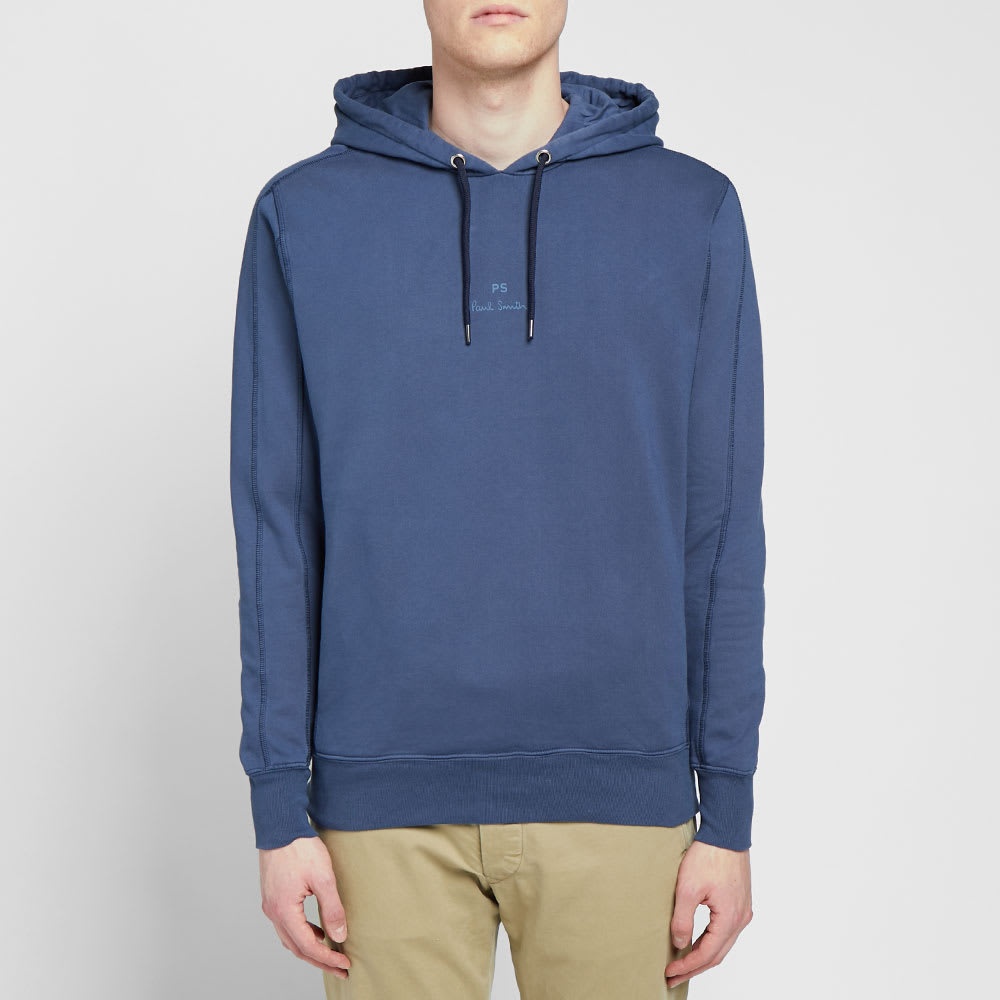 Paul Smith Garment Dyed Logo Hoody - 4