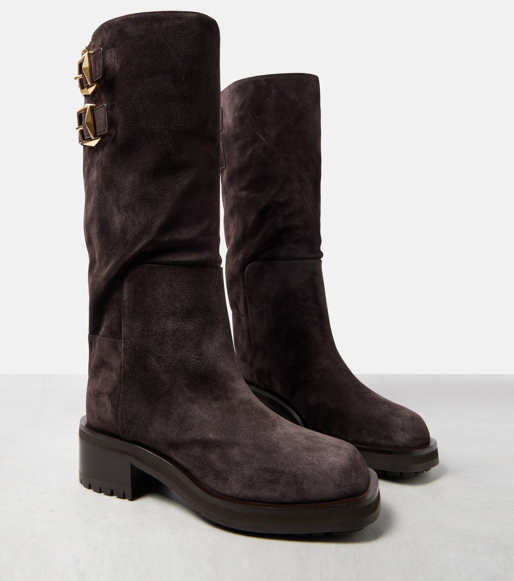 Brooklyn Kb 50 suede knee-high boots - 5