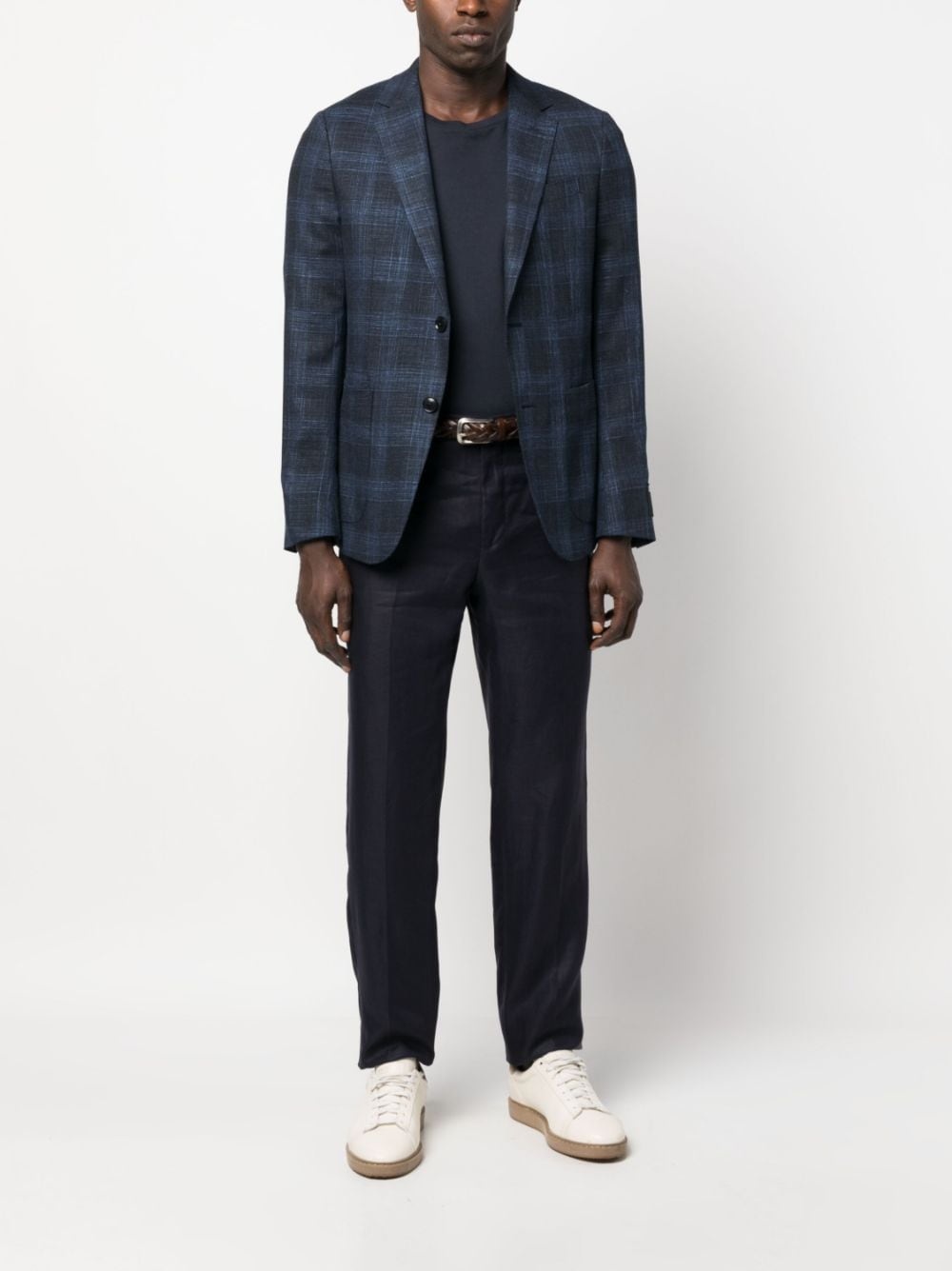 mid-rise straight-leg trousers - 2