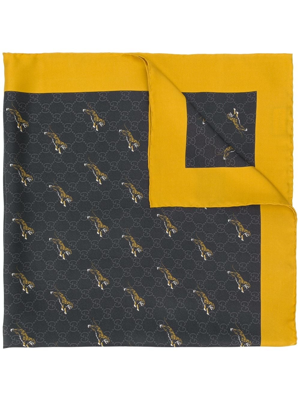 tigers print GG scarf - 1