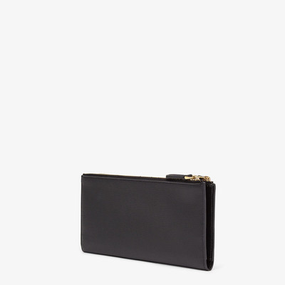 FENDI Black leather wallet outlook