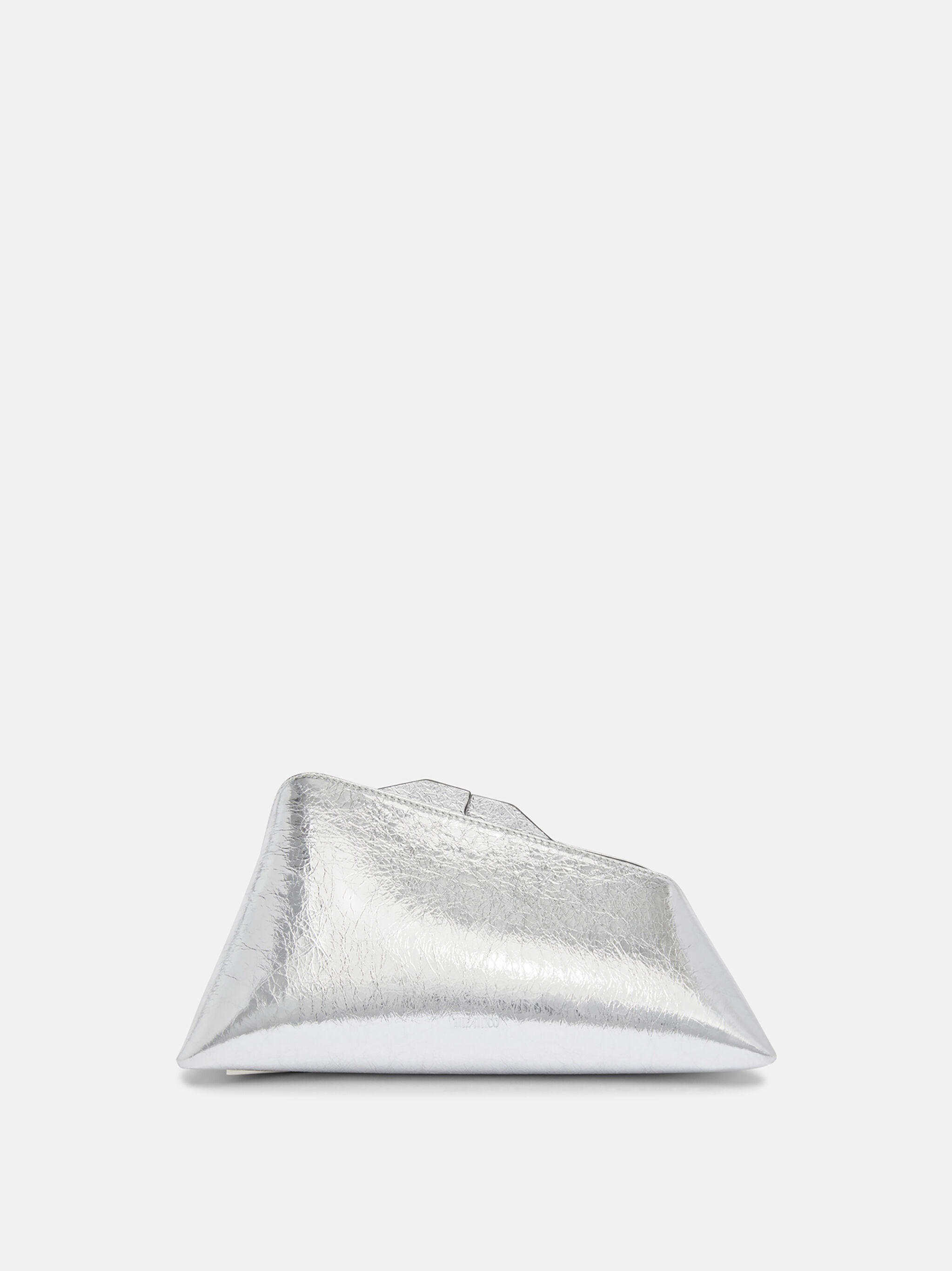 ''8.30PM'' SILVER OVERSIZED CLUTCH - 1