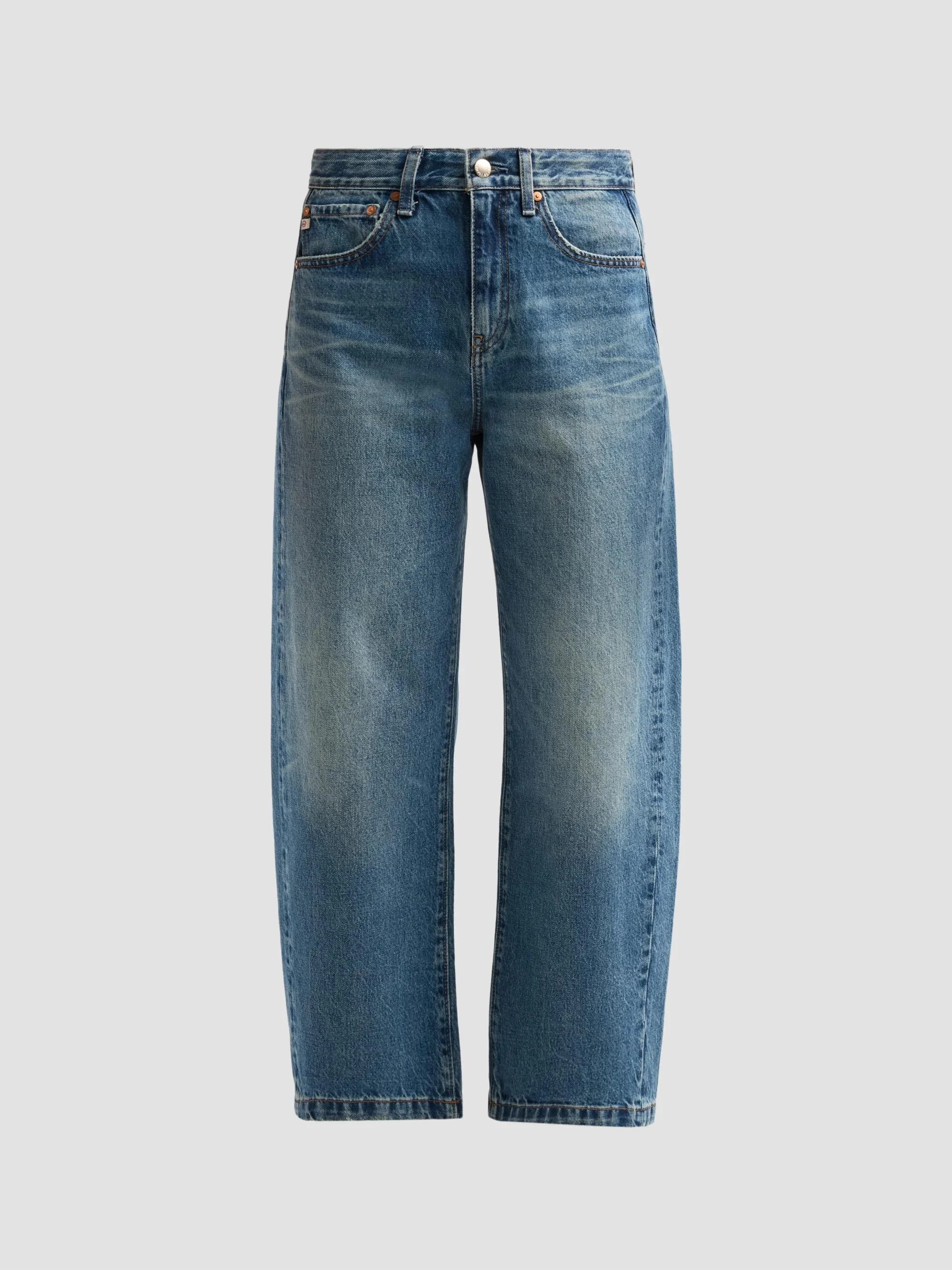 Women's Hattie High-Rise Barrel-Leg Jeans - Years Front Line - 1