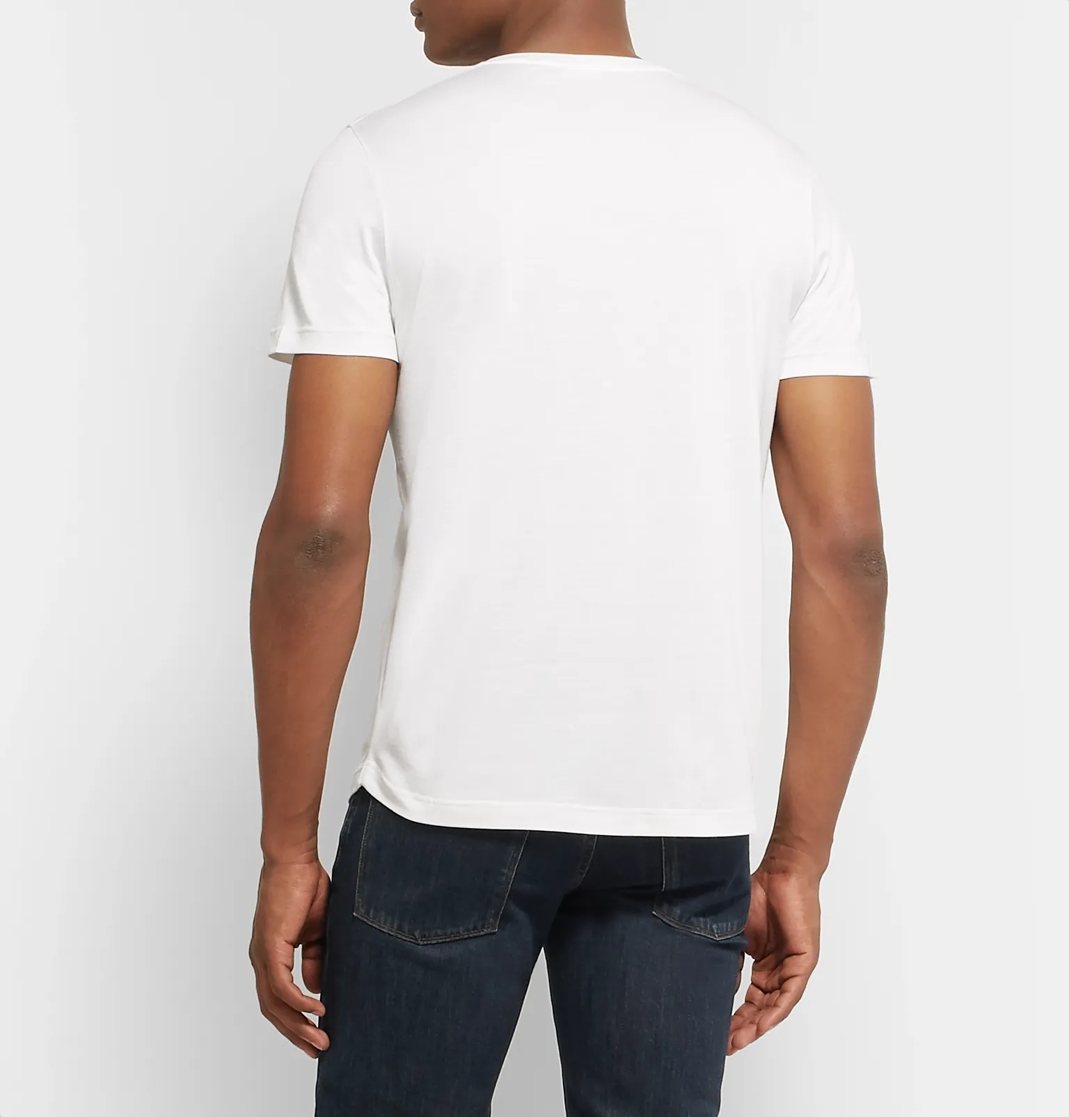 Slim-Fit Silk and Cotton-Blend Jersey T-Shirt - 41