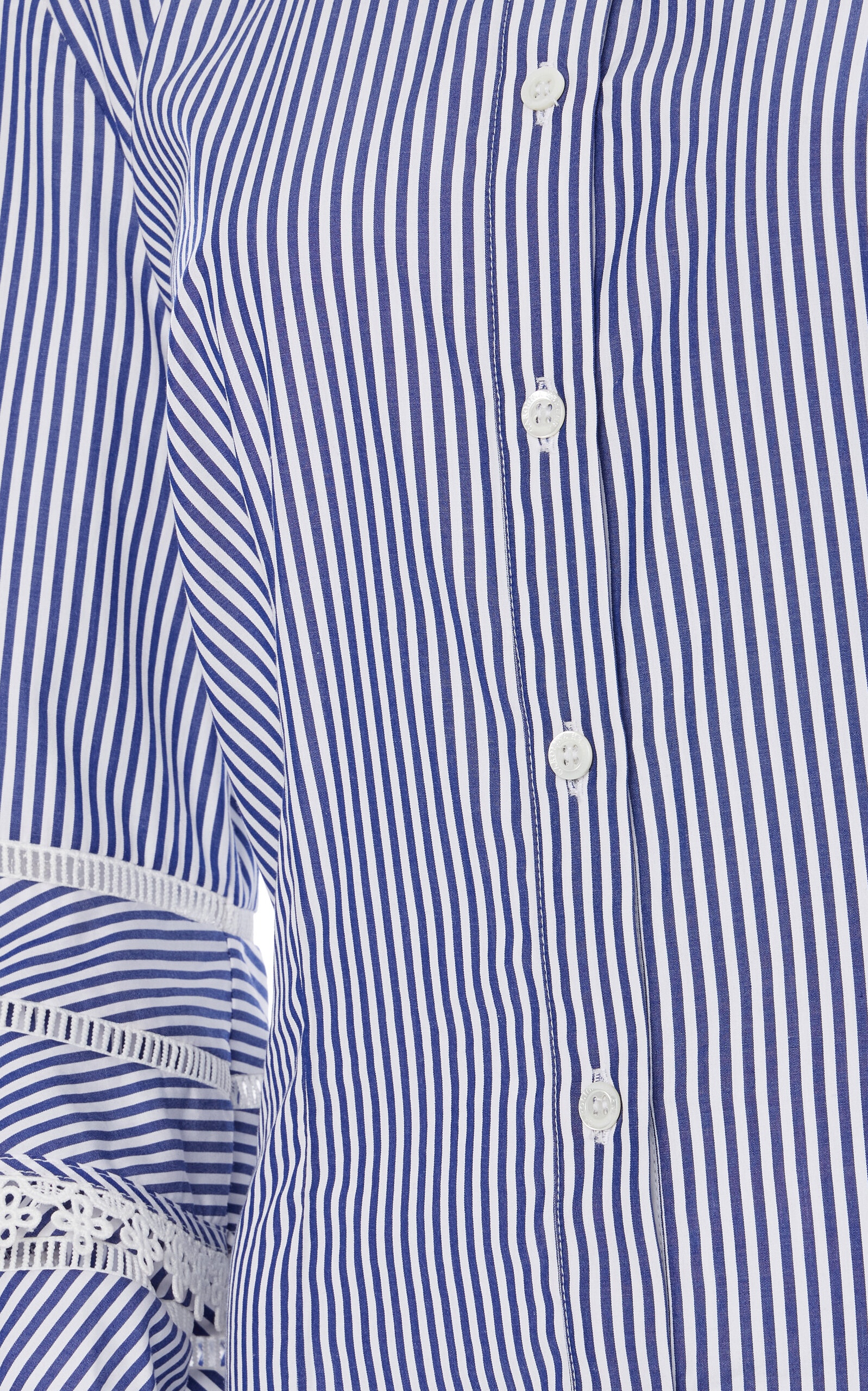 Embroidered Cotton Shirt white - 4