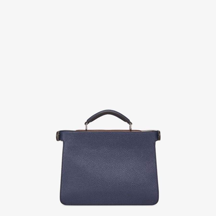 Dark blue leather bag - 4