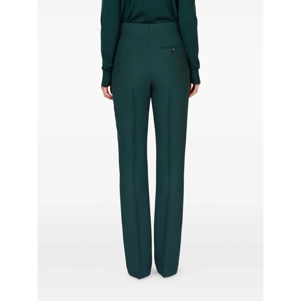 Ferragamo Green Trousers - Tailored Trousers Women - 3