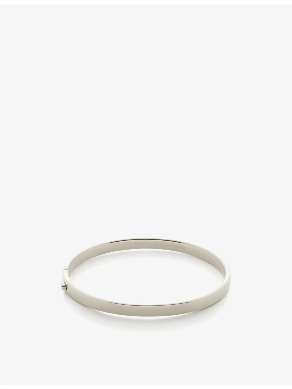 Essential recycled sterling-silver bangle bracelet - 1