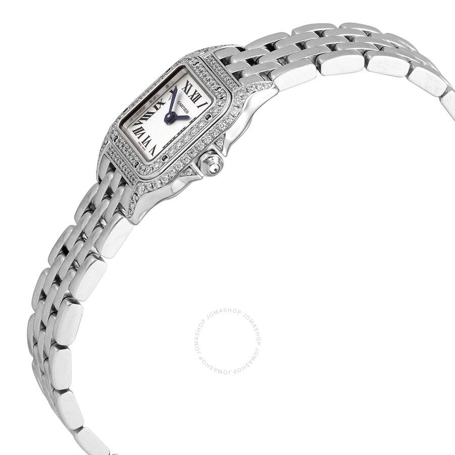 Cartier Panthère Mini Model Quartz Diamond White Dial Ladies Watch WJPN0019 - 2