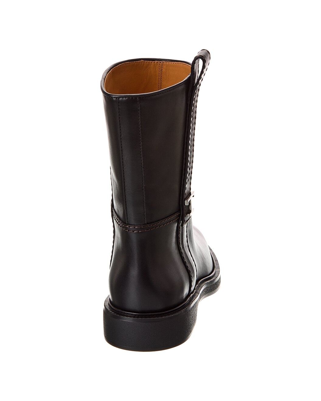 TOD’s T Logo Leather Boot - 3