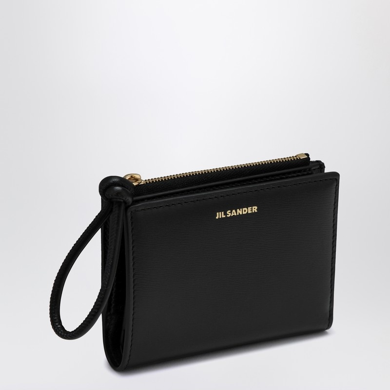 Black small wallet with zip - 1