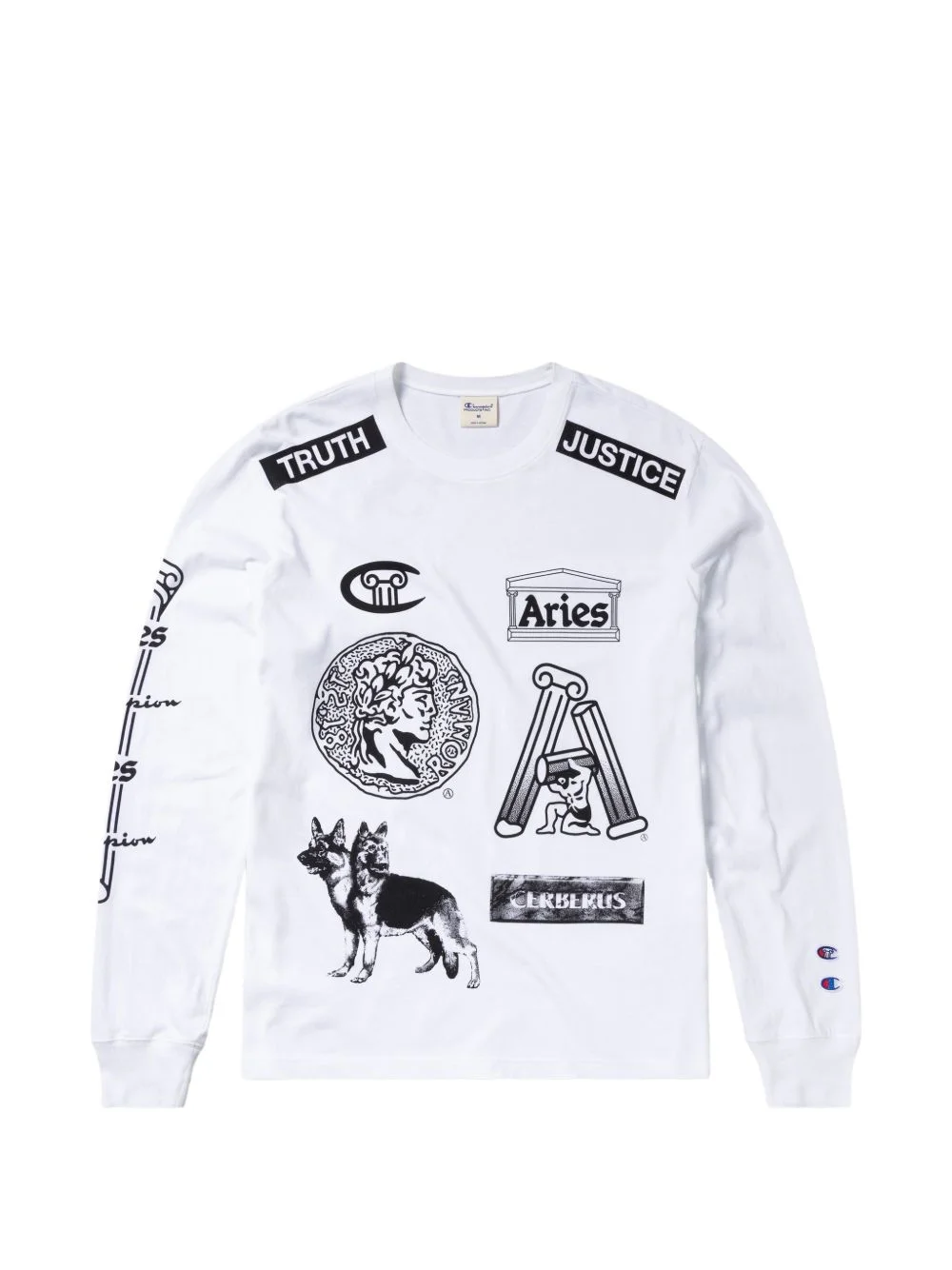 X ARIES GRAPHIC-PRINT SWEATSHIRT - 1
