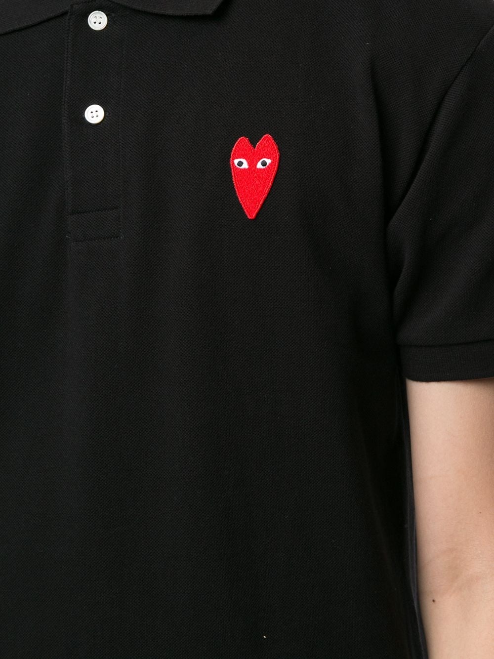 embroidered logo polo shirt - 5