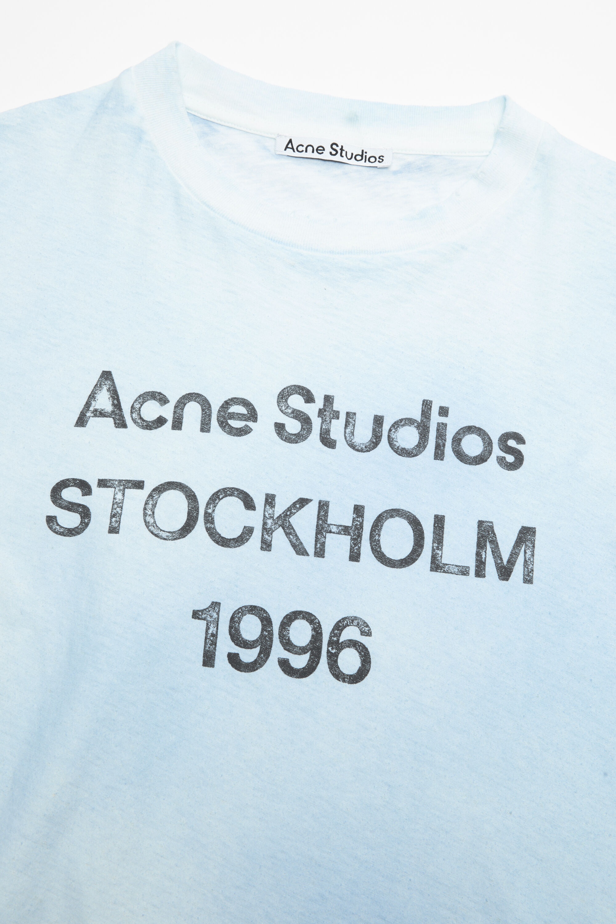 Logo t-shirt - Relaxed fit - Dusty blue - 4