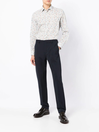 Paul Smith floral-print organic cotton shirt outlook