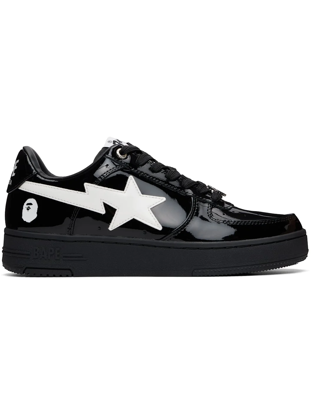 Black & White BAPE STA #2 M2 Sneakers - 1