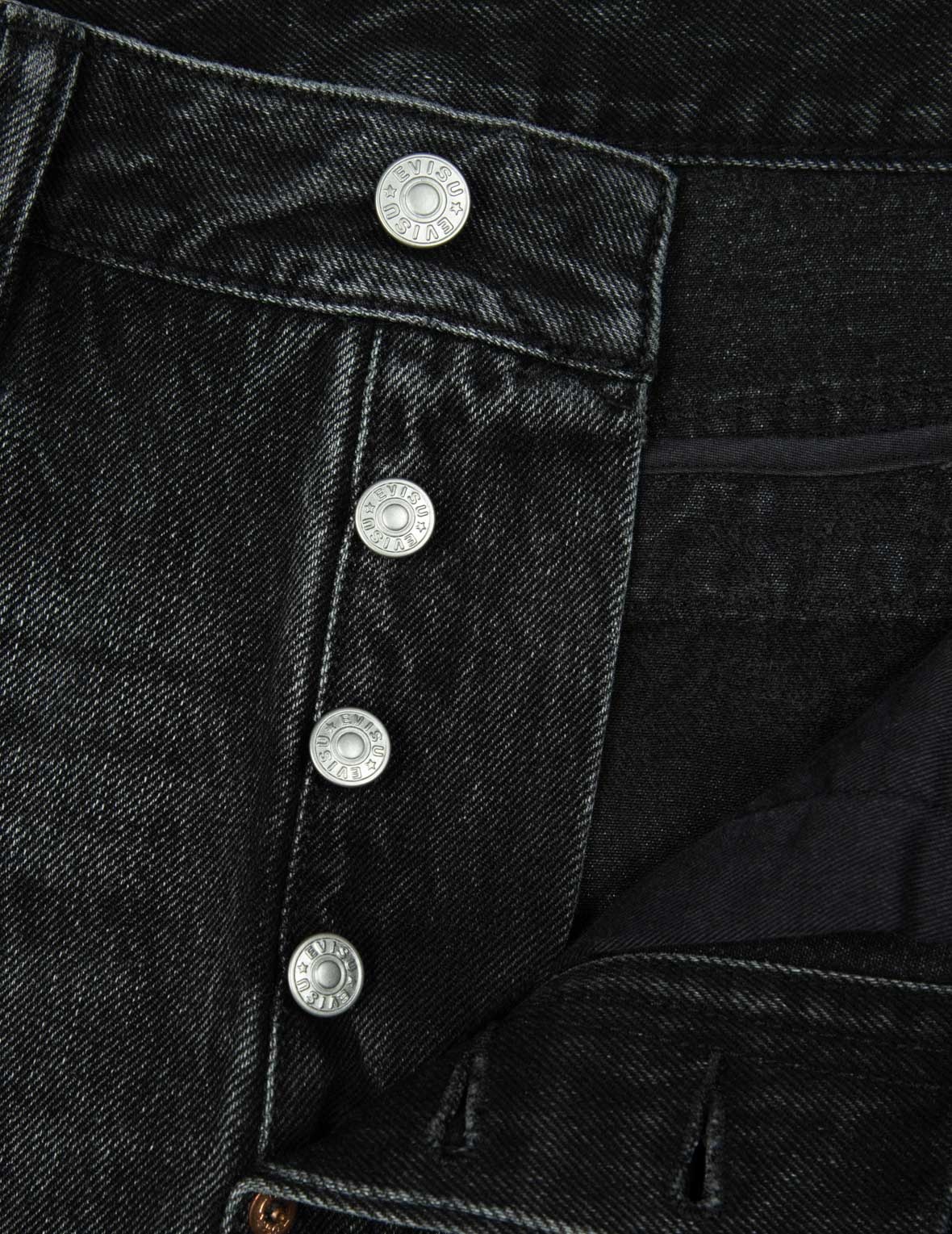 DISTRESSED EDGES INSERTED DAICOCK BAGGY JEANS - 10