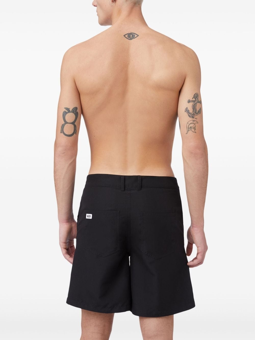 logo-print swim shorts - 3
