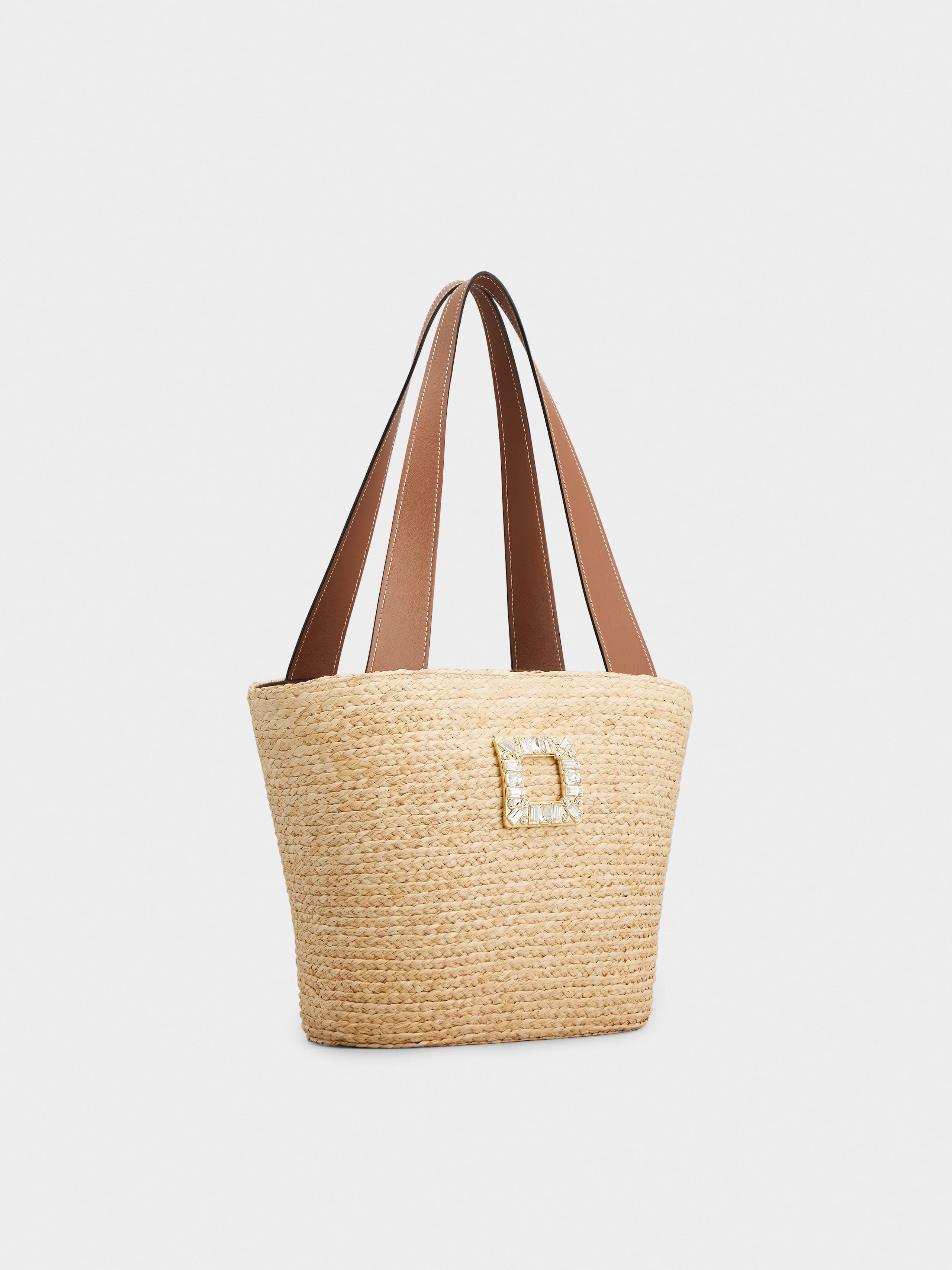 Small Shopping Bag in raffia - 3