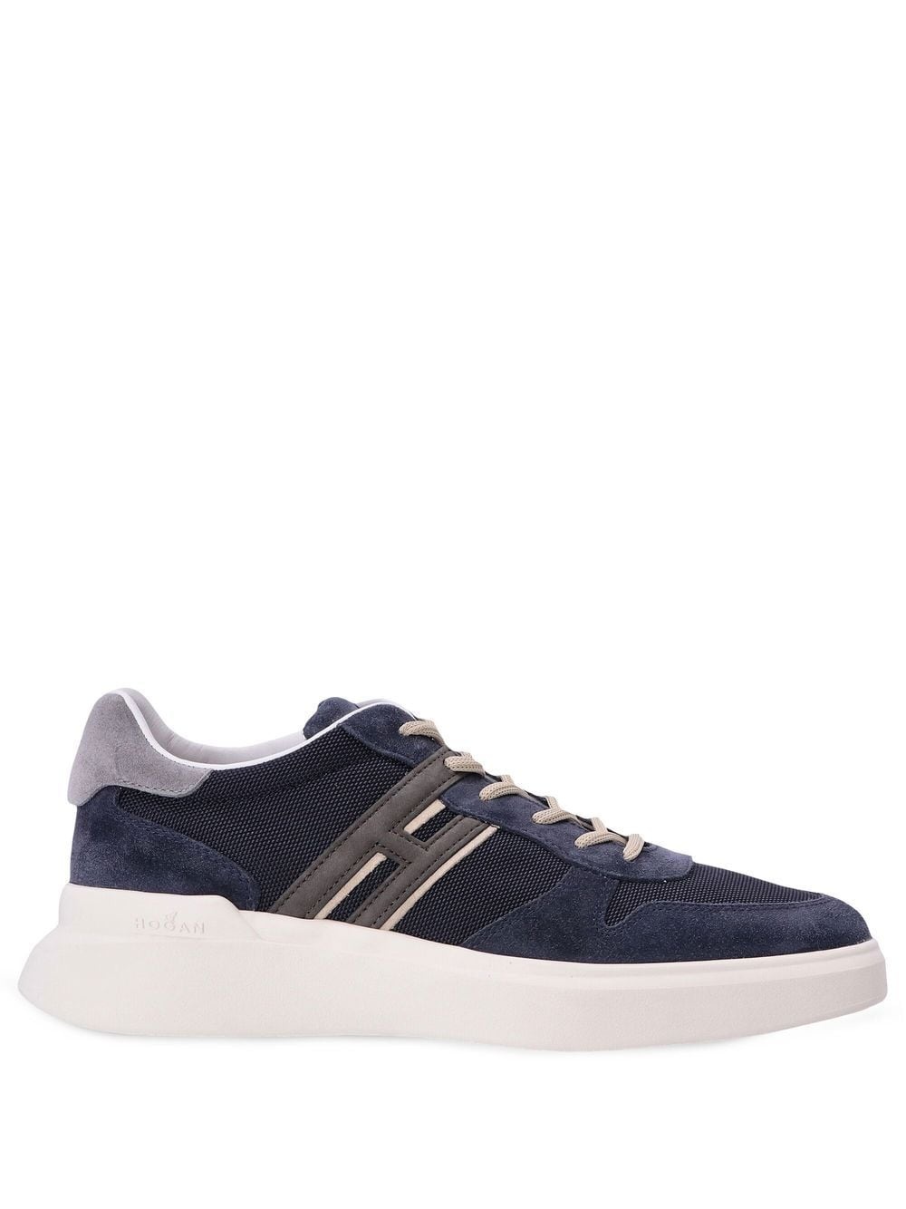 suede low-top sneakers - 1