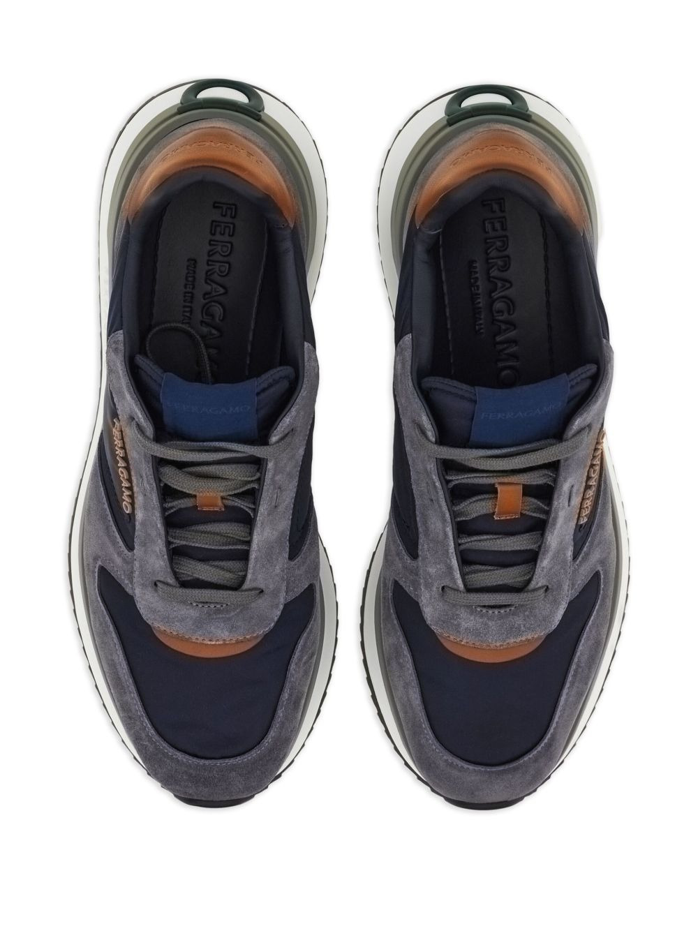suede leather sneakers - 4