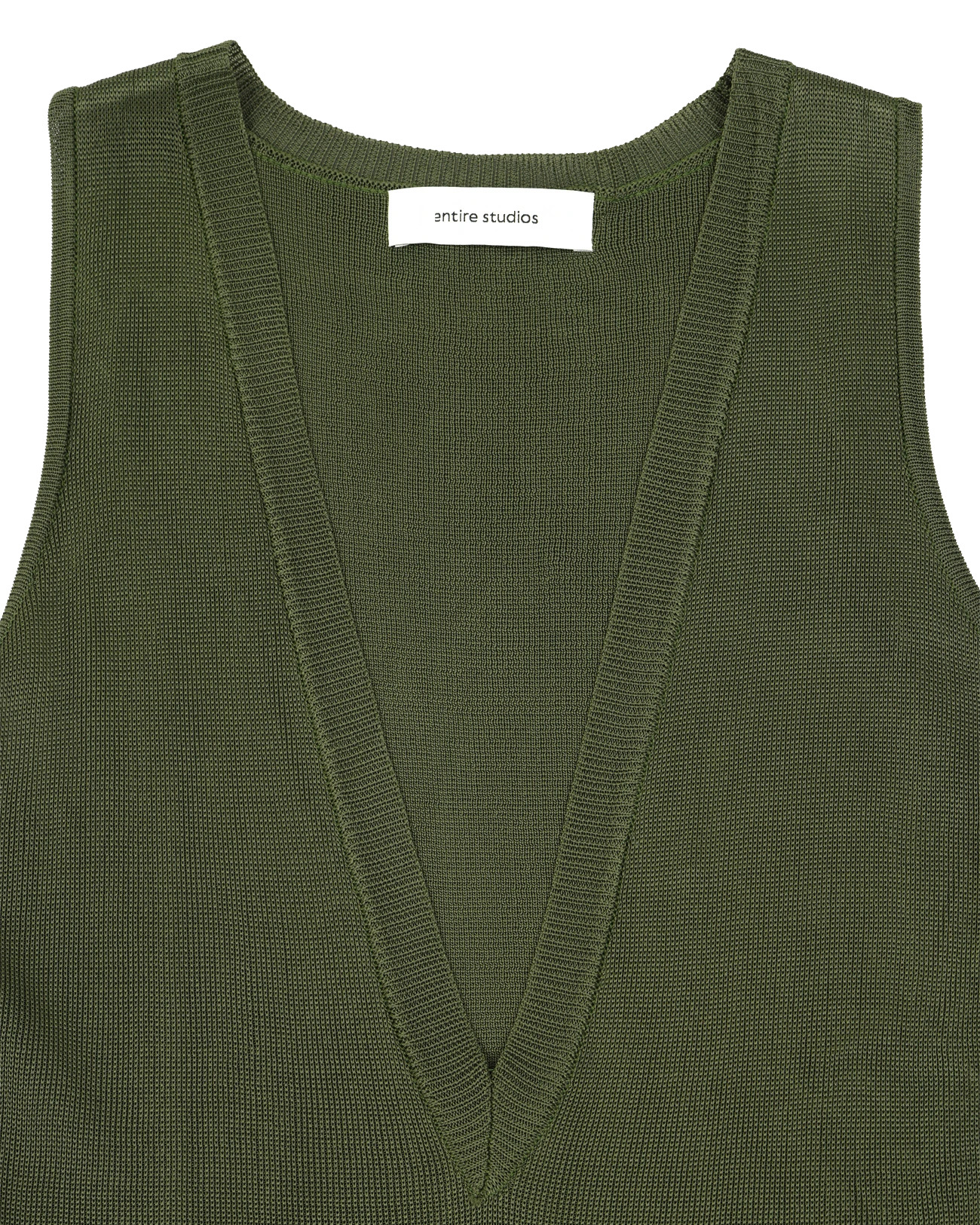 DEEP V NECK BODYSUIT MOSS - 6
