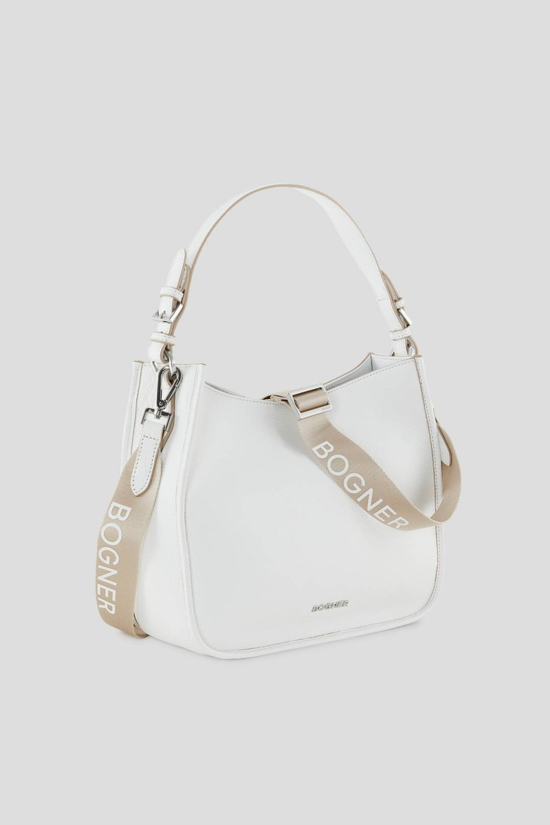 BOGNER PONTRESINA SELENA HOBO BAG IN WHITE outlook