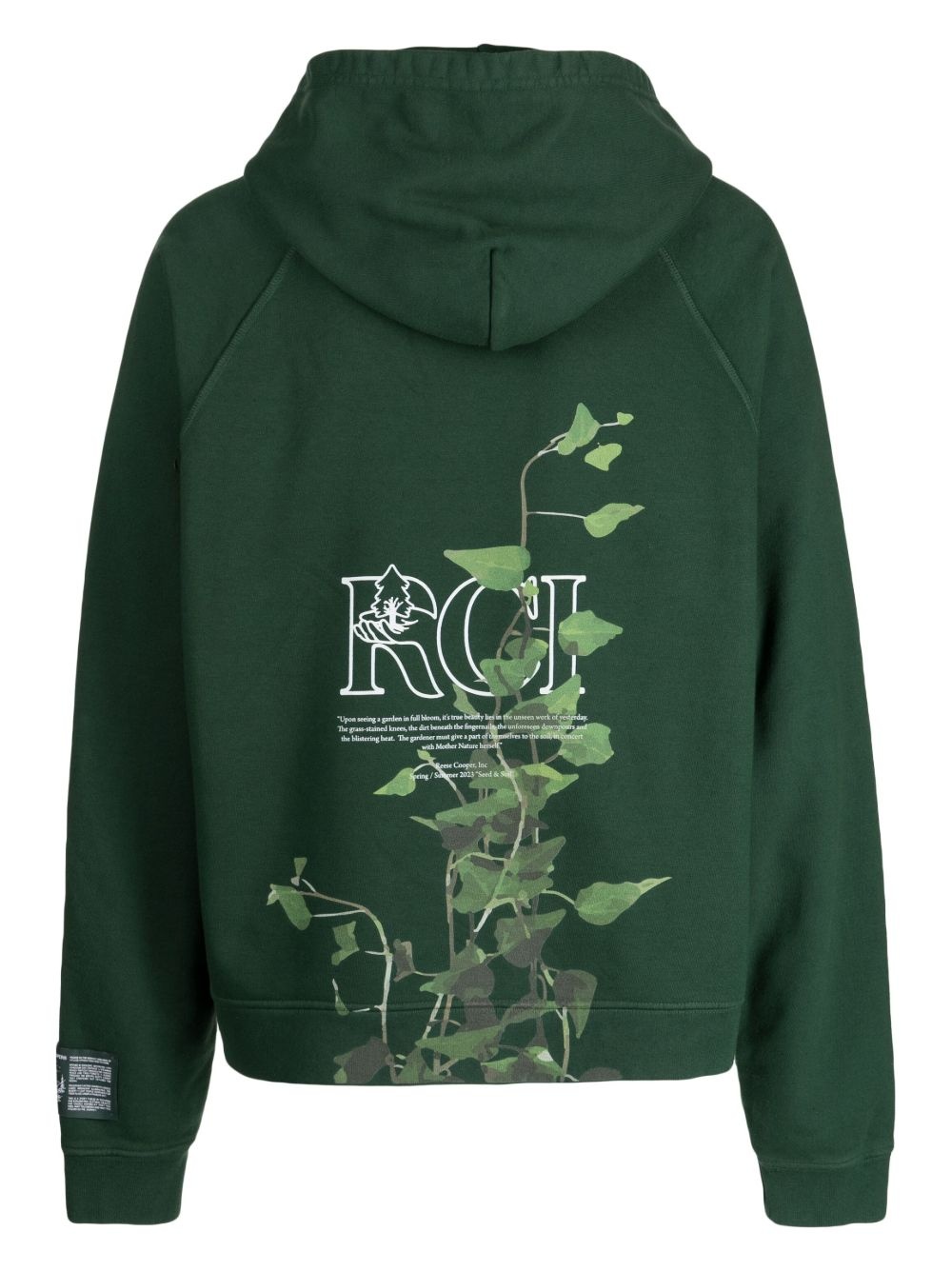 vine logo-print hoodie - 2