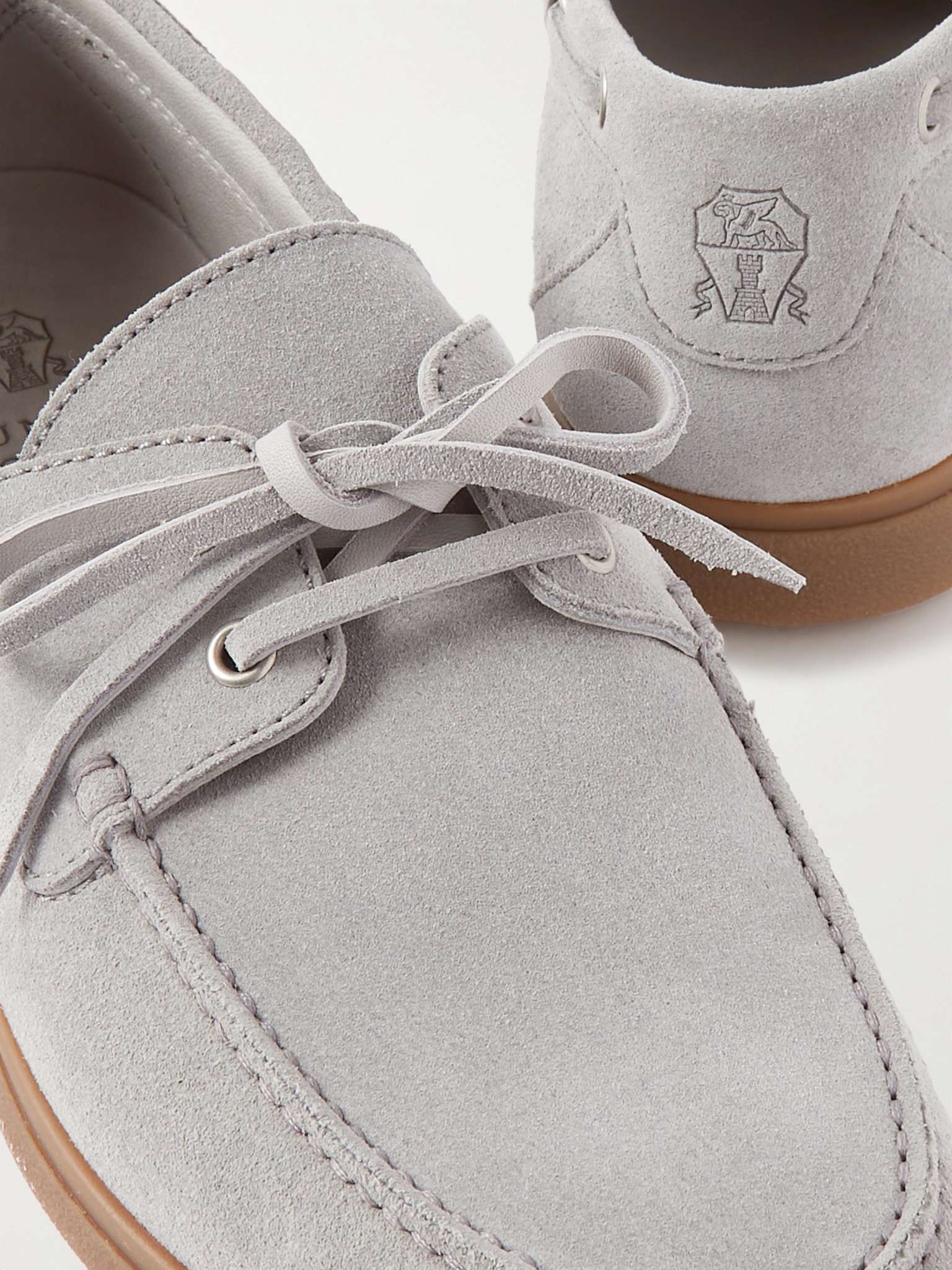 Suede Boat Shoes - 6