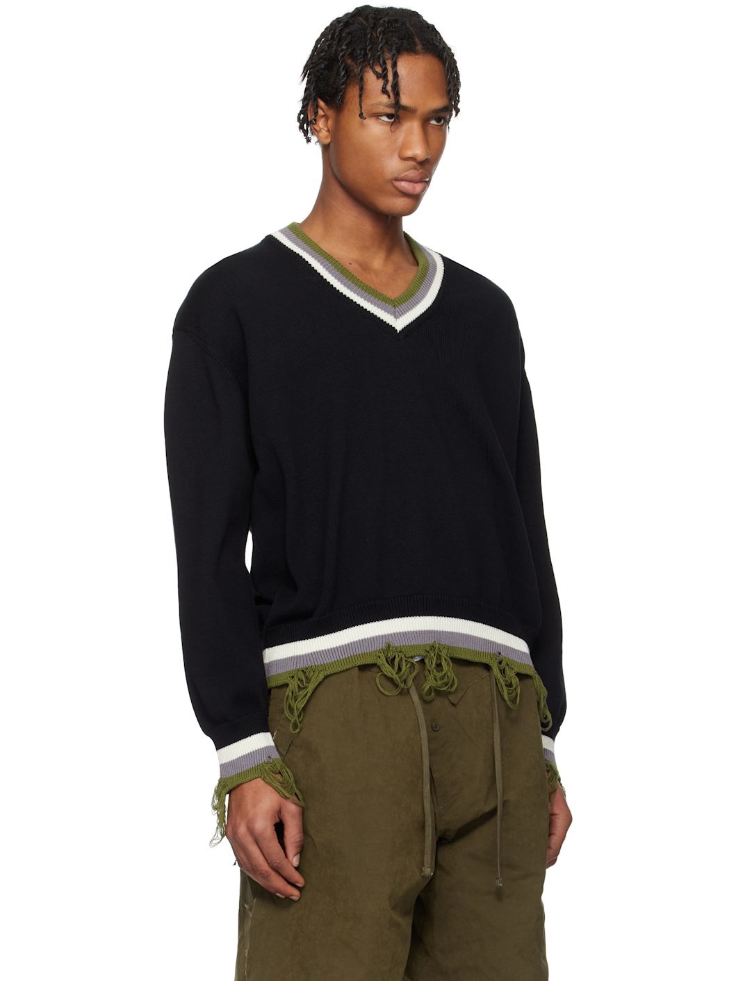 Black Oversized Sweater - 2