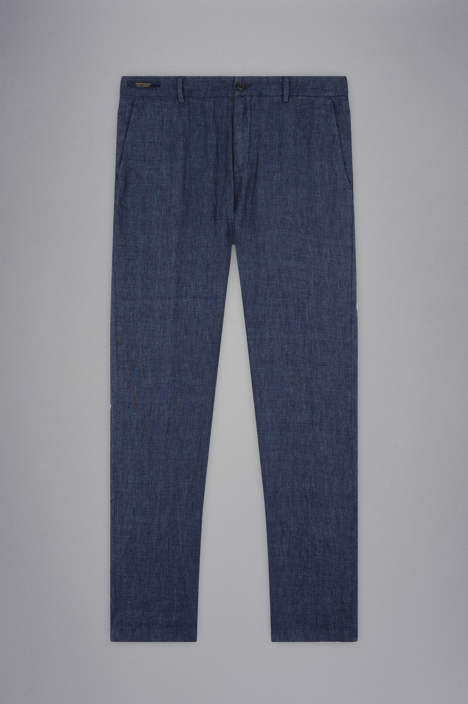LINEN CHINO TROUSERS - 1
