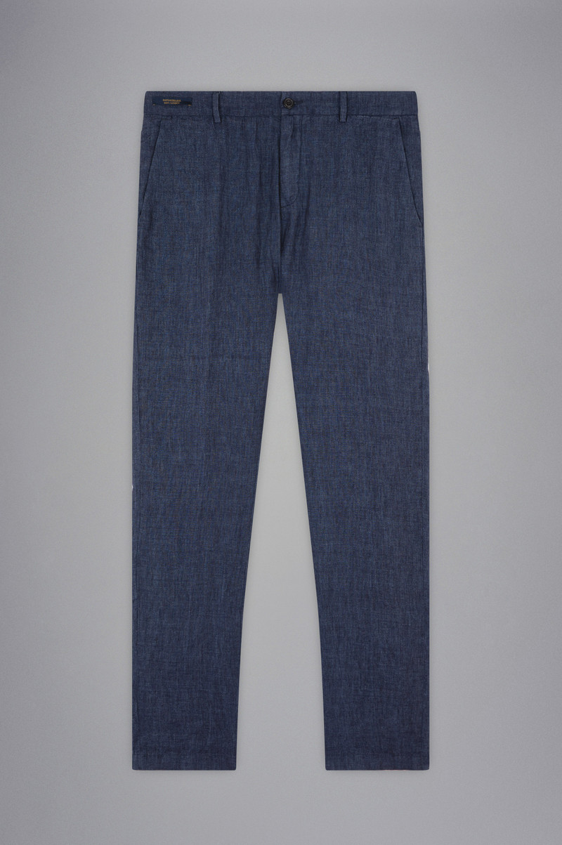 LINEN CHINO TROUSERS 1