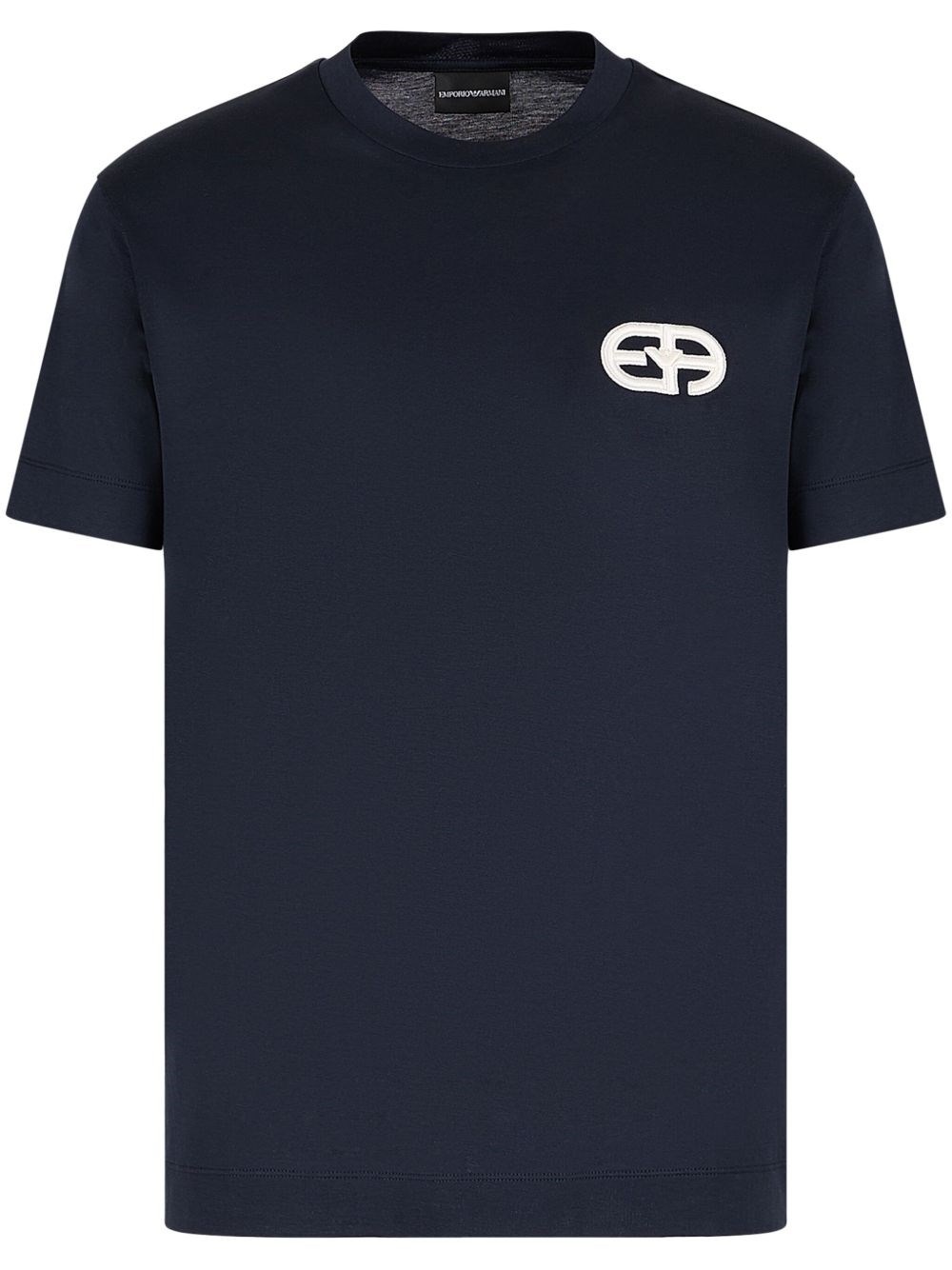 Logo cotton blend t-shirt - 1