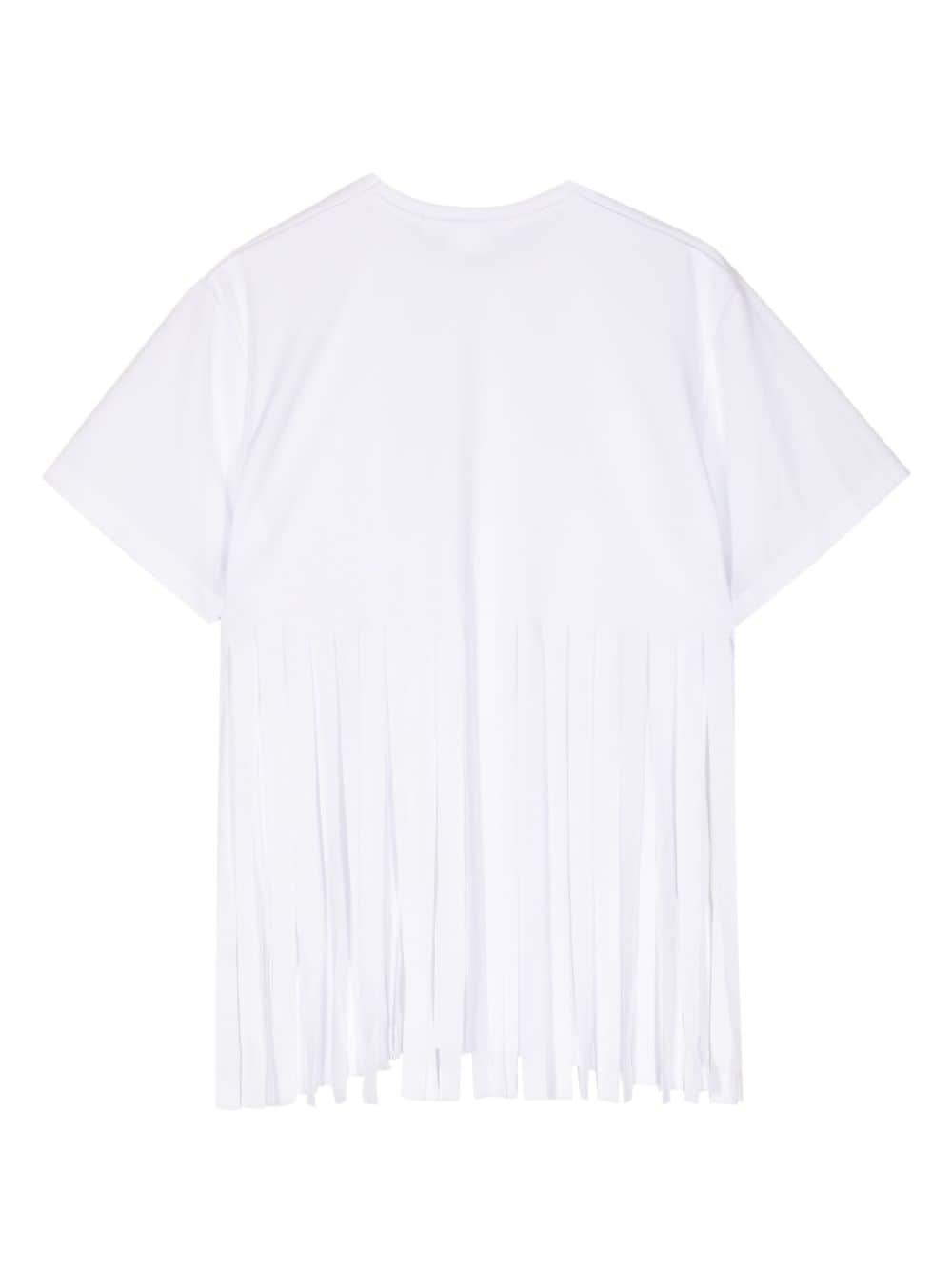 crew-neck cut-out T-shirt - 2