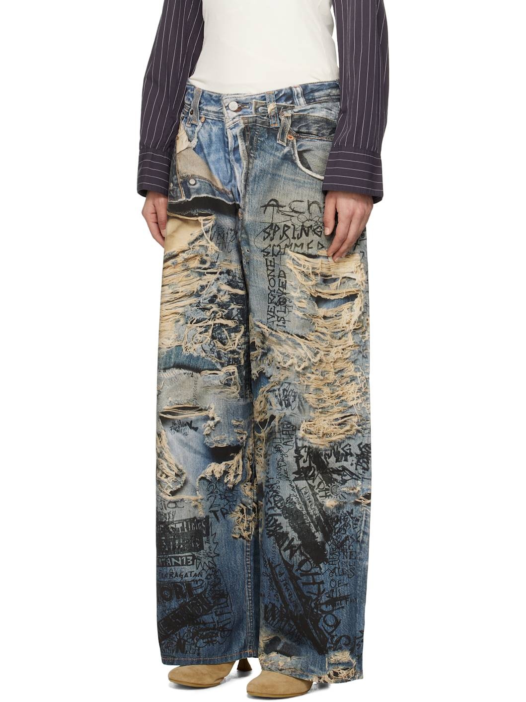 Blue Super Baggy Fit 2023 Jeans - 4