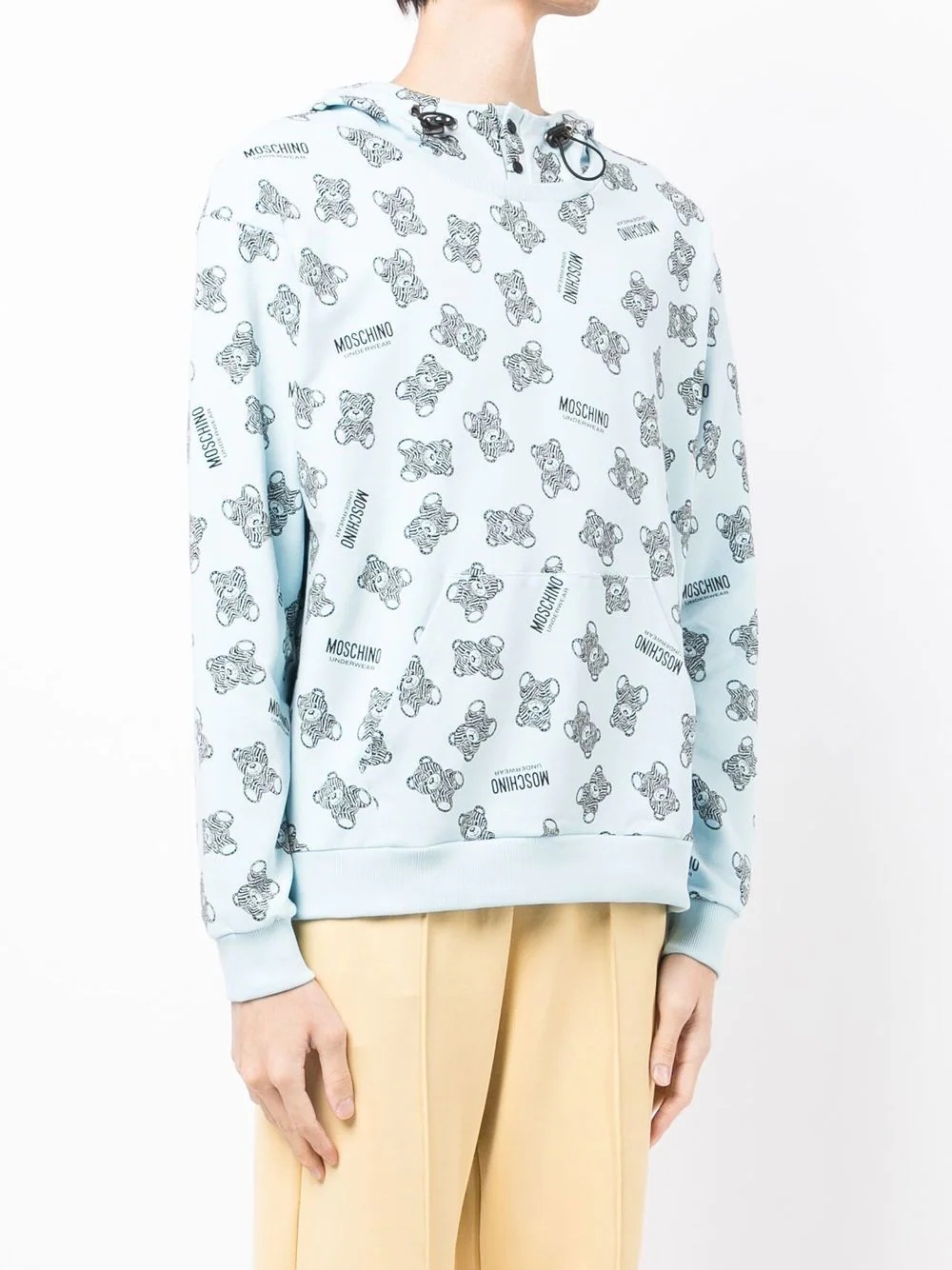 Teddy bear-print hoodie - 3