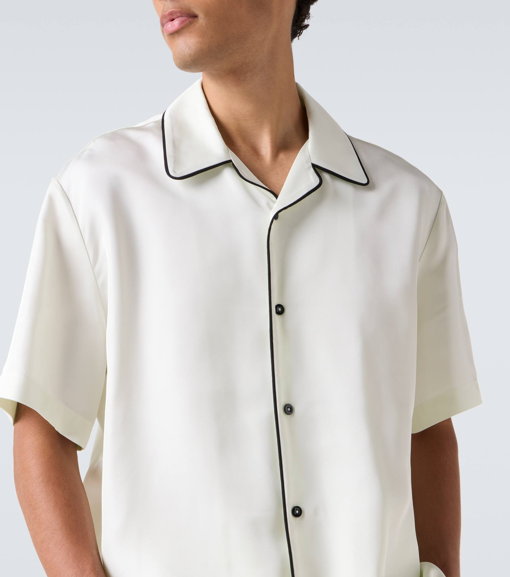 Oversized bowling shirt - 4