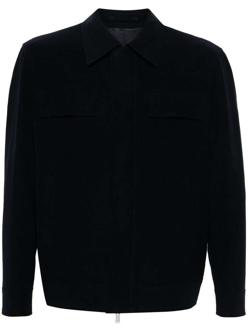 non-brushed-fleece shirt jacket 1